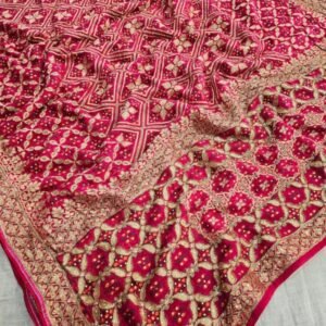 bandhani slk saree01