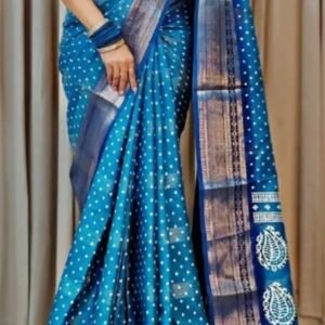 bandhani slk saree03
